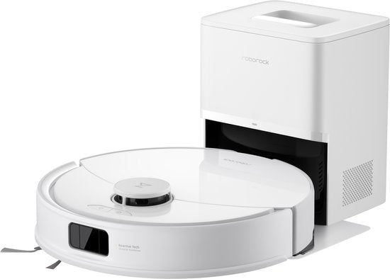 Roborock Q10 PF+ - Robotstofzuiger met dweilfunctie - 10000Pa - Dubbele anti-klit - automatisch wissen - LiDAR-navigatie - 8 mm automatisch liftend mopsysteem - verboden zone - S8+/Q8 Max+ upgrade (Q10 X5+)(Wit)