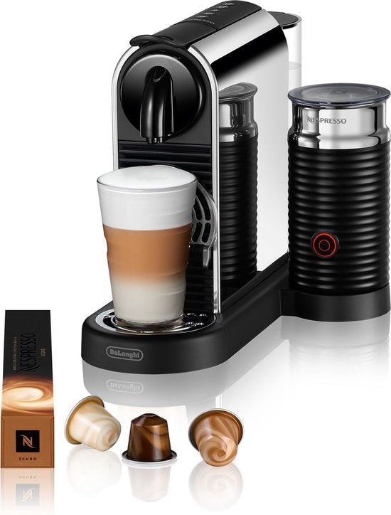 Nespresso De'Longhi CitiZ Milk EN267.BAE - Koffiecupmachine - Zwart(Stainless Steel)