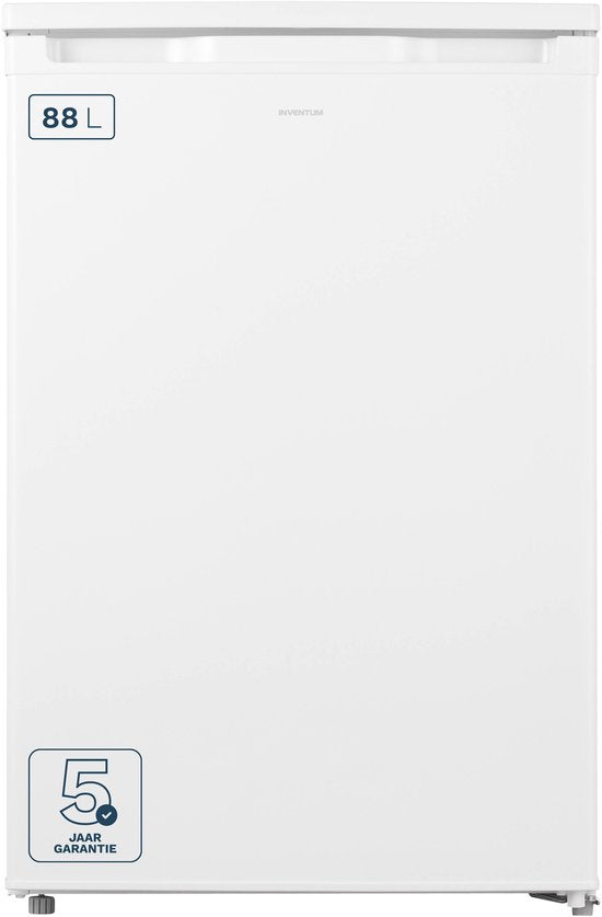Inventum VR550B tafelmodel vriezer 88 liter - 55 cm breed - Energielabel D - Diepvries - Compact - Vrijstaand - 3 lades - Zwart(Wit)