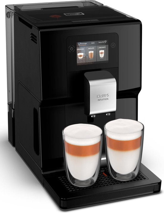Krups Intuition Preference EA8738 - Volautomatische Espressomachine - Inclusief Melkreservoir - 11 Recepten(Zwart)