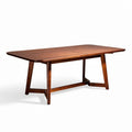Eettafel van massief hout met afmetingen 200 x 100 x 75 cm