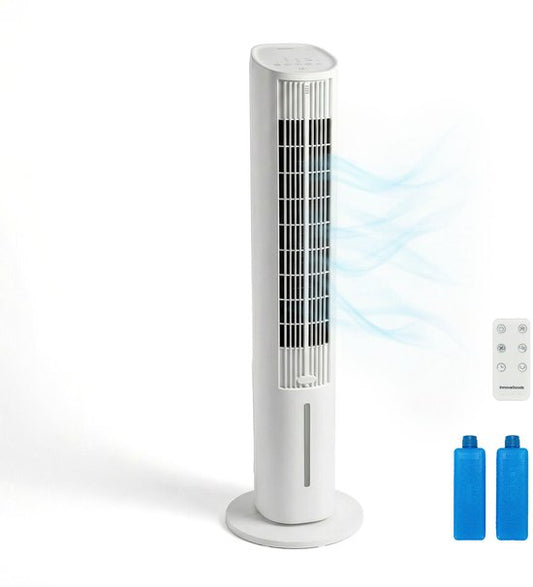 Verdampingskoeler toren, stil, afstandsbediening, 3 snelheden, timer en oscillatie InnovaGoods
