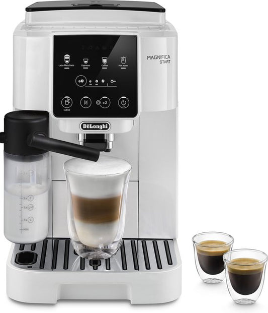 De’Longhi Magnifica Start ECAM220.61.W - Volautomatische espressomachine - Wit(Automatisch melksysteem)