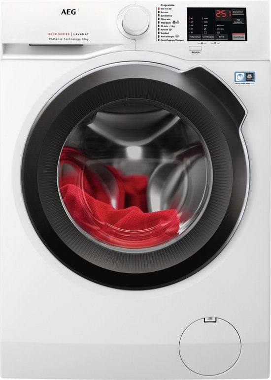 AEG LF694ABC 6000 serie ProSense®- Wasmachine - Energielabel A - 1400 toeren - 9 kg(Zwart)
